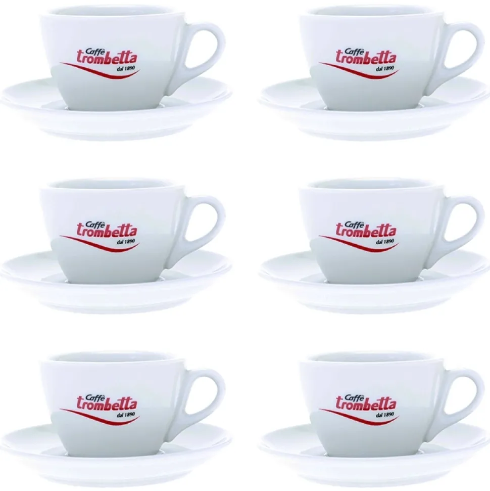 Cappuccinotassen "Trombetta" | 6 Stück