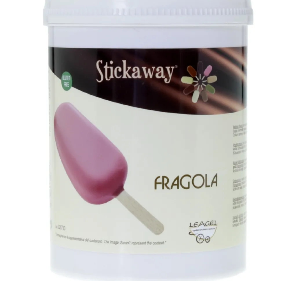 Erdbeer Fettglasur "Stickaway" | 1,2 kg Dose