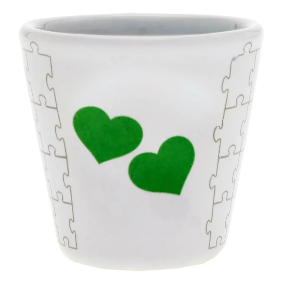 Espresso Becher Grünes Herz | 1 Stück