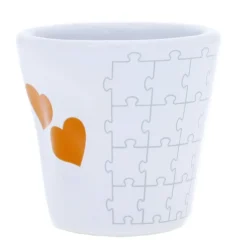 Espresso Becher Herz Orange | 1 Stück