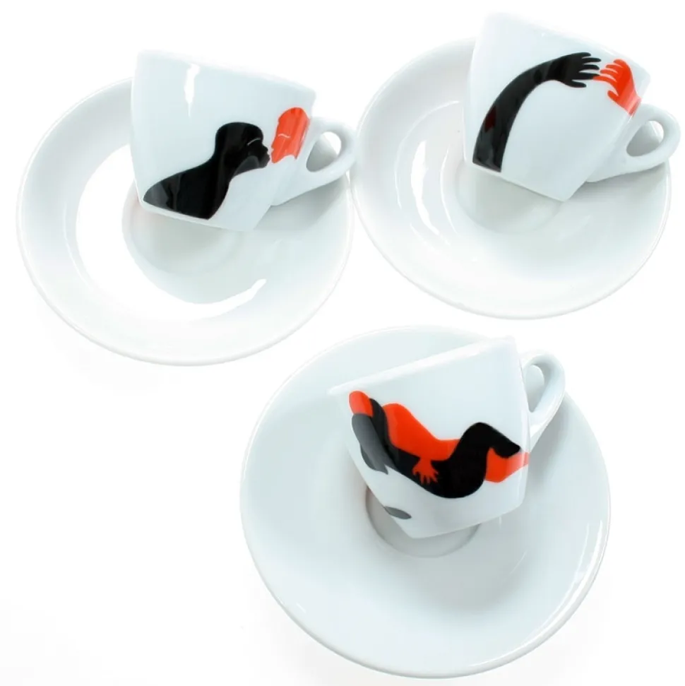 Espressotasse "Trombetta" Caffe ART 6 Stück