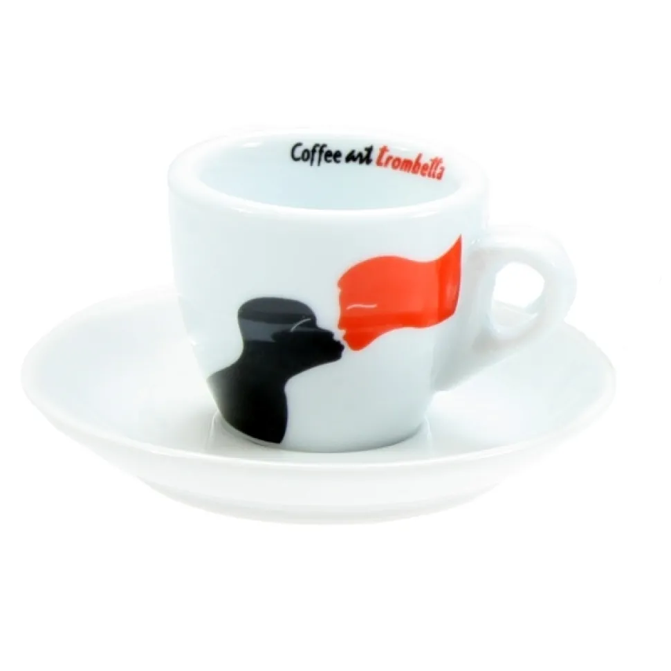 Espressotasse "Trombetta" Caffe ART 6 Stück