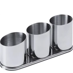 Löffelbecher Flöte 3er | Edelstahl