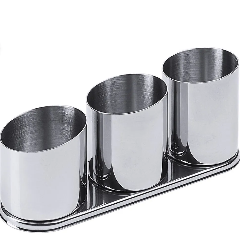 Löffelbecher Flöte 3er | Edelstahl