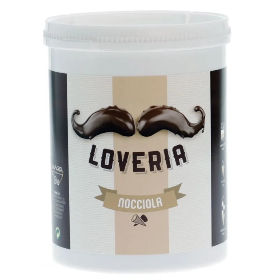 Loveria Haselnusscreme Leagel | 1,2 kg Dose