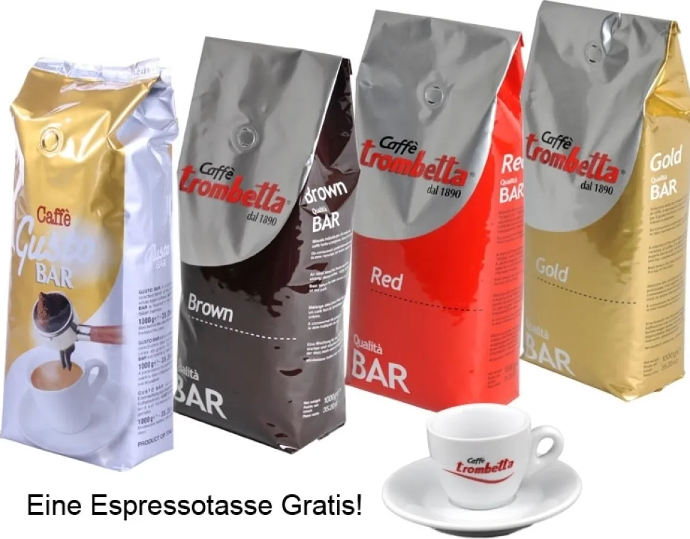 Trombetta Probe Paket Espresso BAR | Bohnen 4 kg